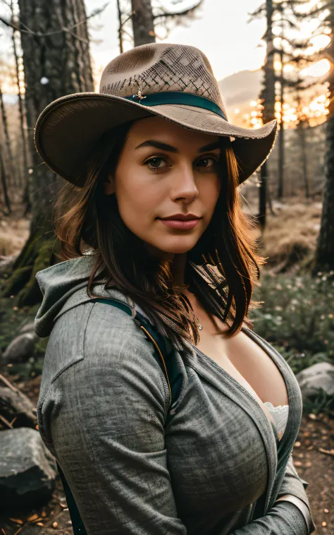  1 femme ((Haut du corps selfie, heureux)), chef-d