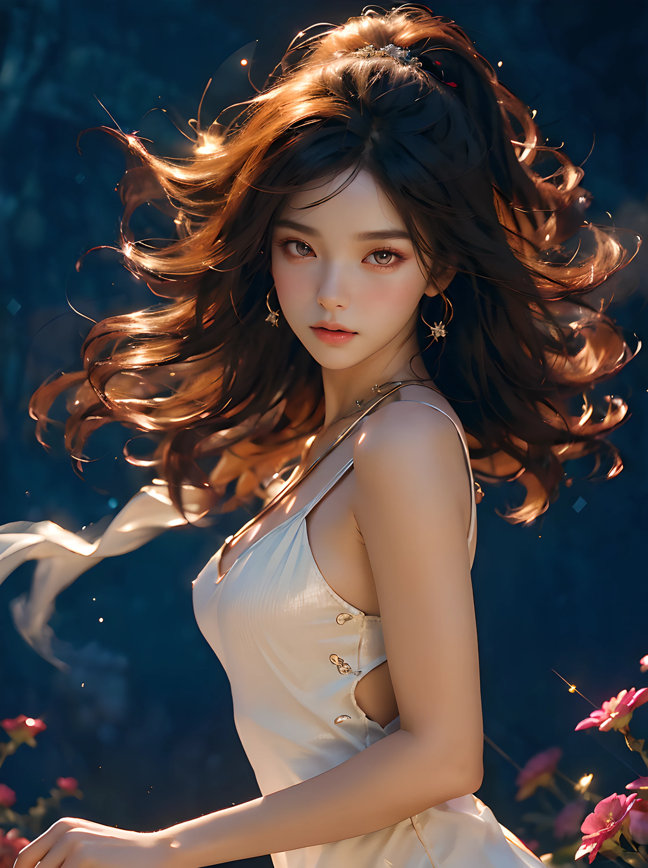 (NSFW:1.1), zhongfenghua, The Loveliest 1Girl, 独奏, hanfu, ancient_chinese_architecture, flower field, flowering, (white smoke: 1.3), (photo-realistic: 1.4), a Mandala, official arts, Unity 8k壁纸, Ultra-detailed, Beautiful and aesthetically pleasing, tmasterpiece, beste-Qualit, (dinamic angle:1.4), (Floating Colorful Glitter:1.3), Most Beautiful Form of Chaos, Elegant, a brutalist designed, bright colours, romanticism, Depth of field, exotic_dance, half_naked