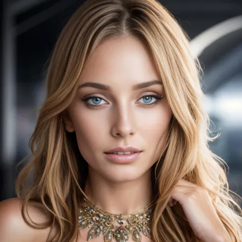 hotporn, instagram, mid shot photo of [Lily Donaldson|laurabailey] as [QuantumASMR|Celine Farach], egirl makeup dark fantasy background, charming smirking by Martin Deschambault and Robert McGinnis ultra realistic highly detailed intricate photorealistic a...