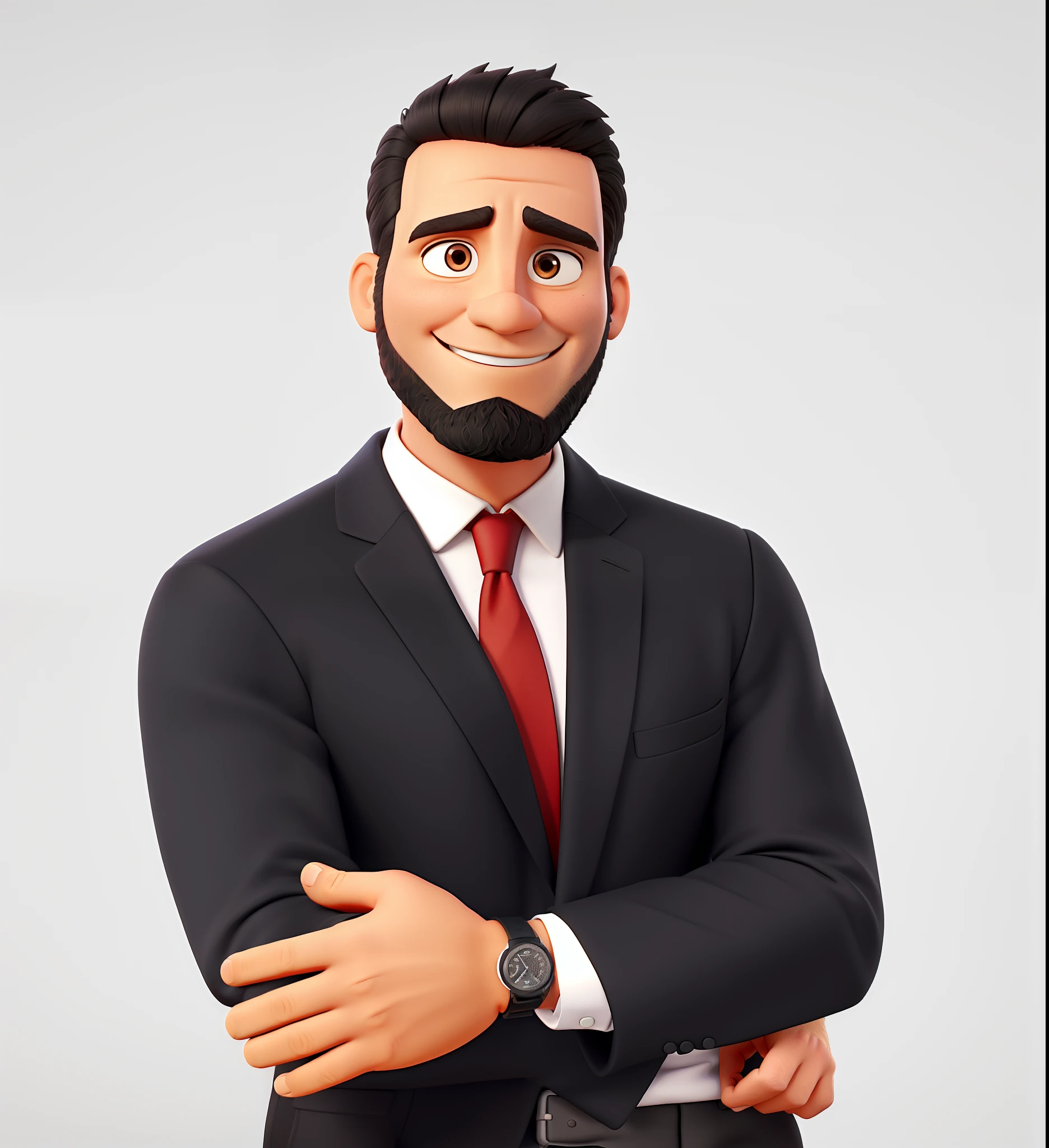You can improve the thinner black beard, Haz que los zapatos Redley blancos parezcan de cuerpo completo. Man Standing Black Background On Speaker Type Stage With Microphone In One Hand And Book In The Other In Best Quality Disney Pixar Style, Mayor calidad.