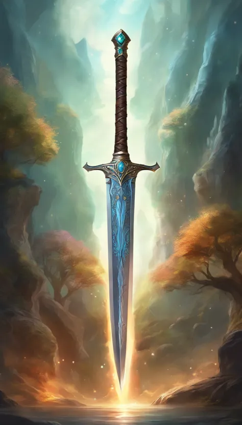 A large legendary sword with isthmus details