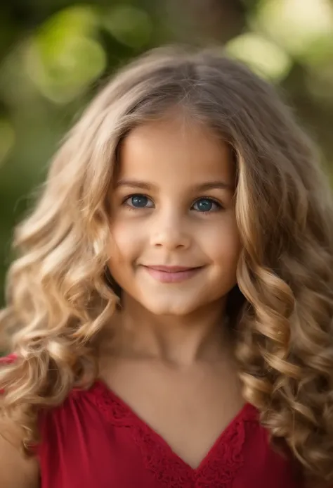 A close up of a young girl with long hair and blue eyes - SeaArt AI