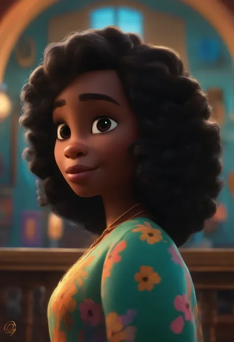 Um filme inspirado na Disney Pixar ( NEGRA JOVEM COM CABELO LONGO ...