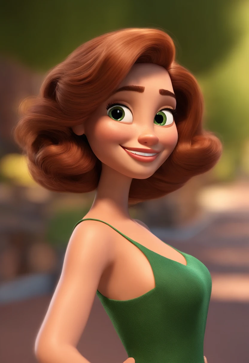 Personagem 3d inspirado na Disney Pixar (MULHER BRANCA MAGRA DE CABELO ...