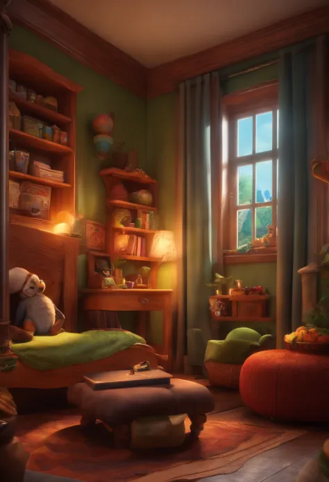 Imagem em 3 D estilo Disney pixar