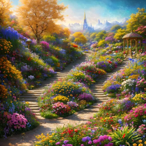 (Best quality,masterpeace),(hyperdetailed colourful),
A cosmic garden full of exotic flora and fauna
,Perfectcomposition, Best Exhibition, (Golden ratio:1.2)
, hdr, Dramatic,Cinematic lighting, trending on artstationh,trending on CGSociety, Professional oi...