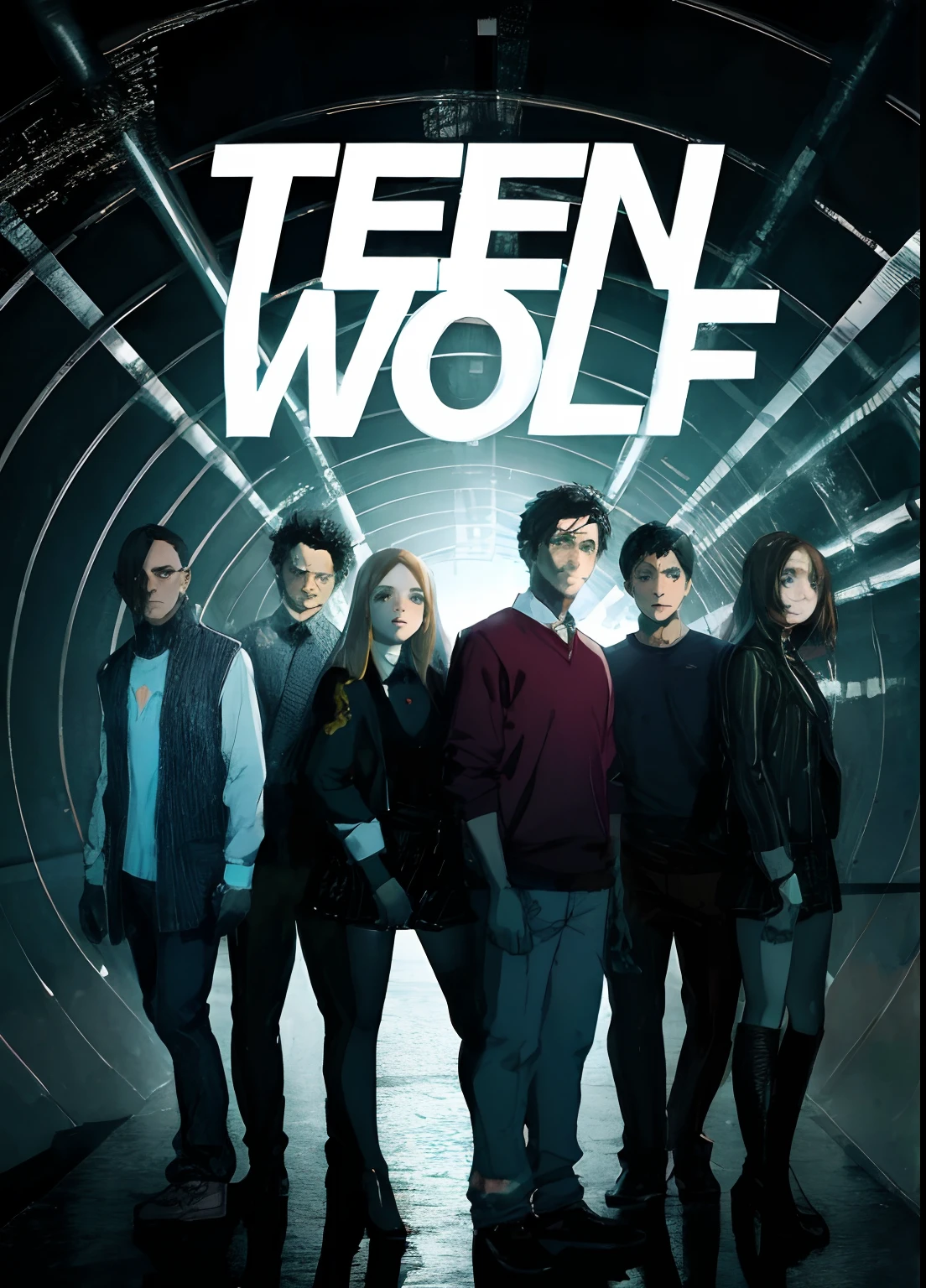 Teen wolf tv series poster - SeaArt AI