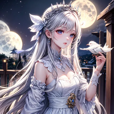 white moonlight girl