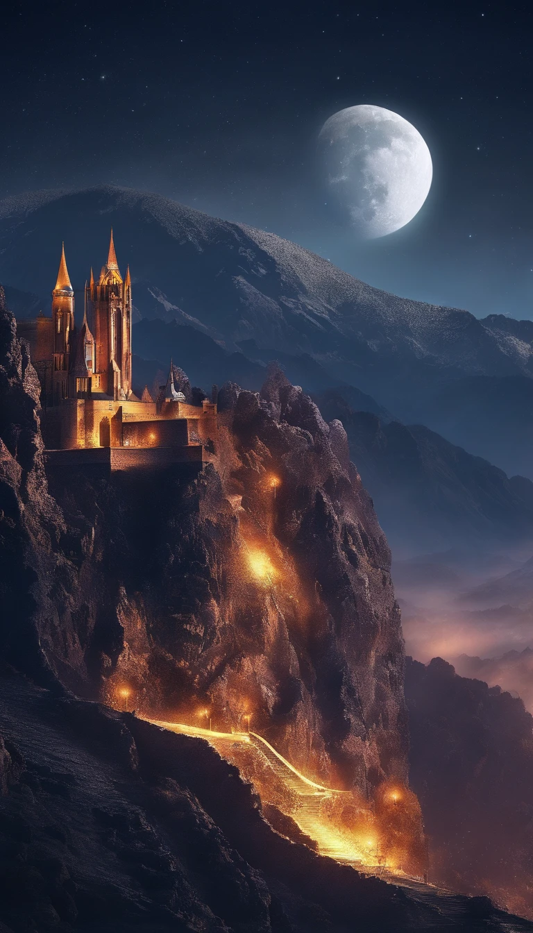 Vast Landscape Photo (view from bottom, which shows the sky above and