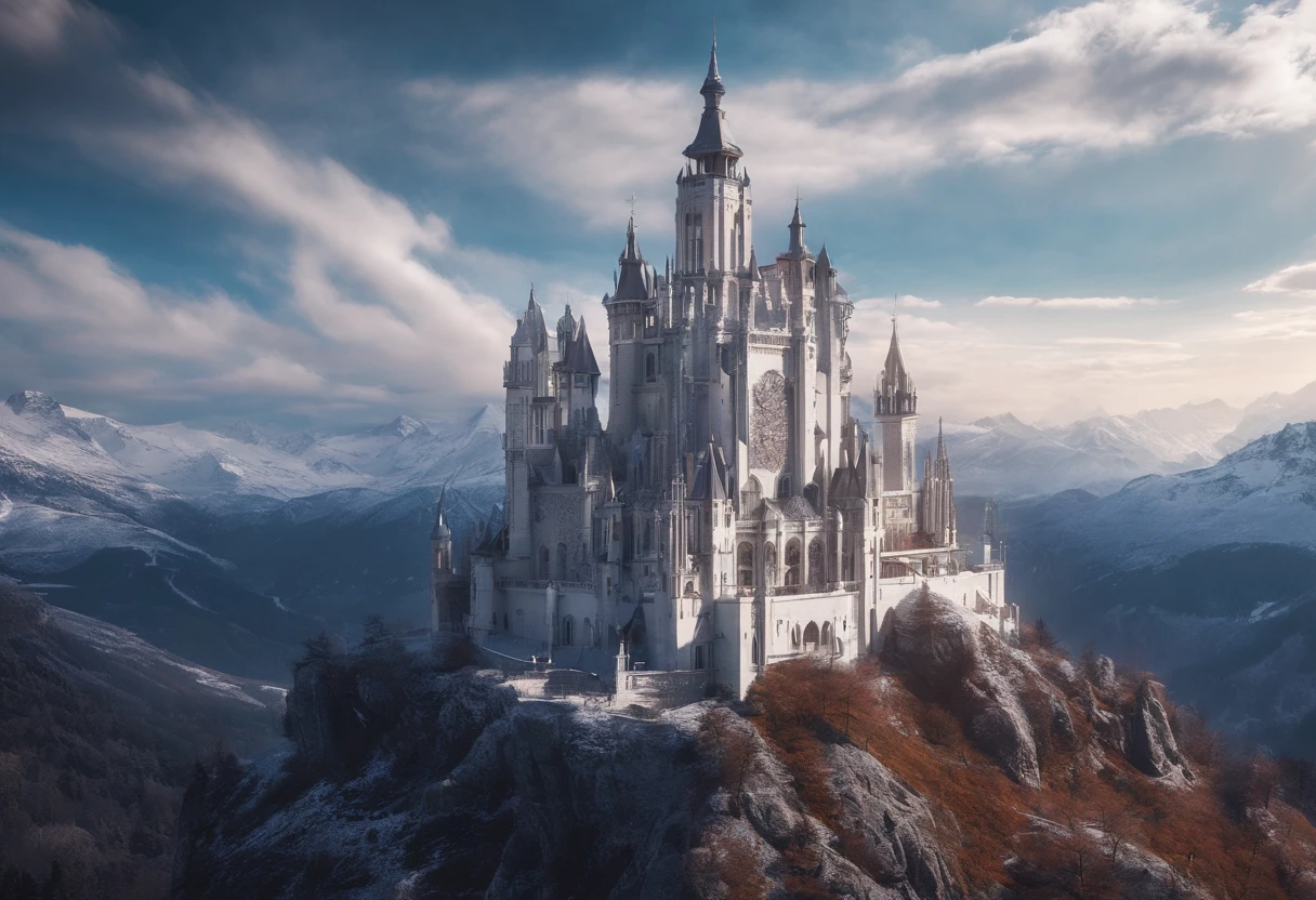 Vast Landscape Photo (view from bottom, which shows the sky overhead