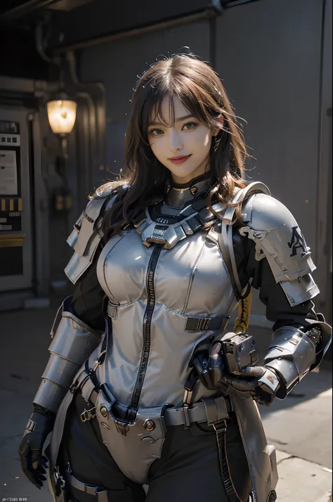 (highest image quality, outstanding details, ultra-high resolution), 1 girl, suit((futuristic military outfit, gkt, grey knights...