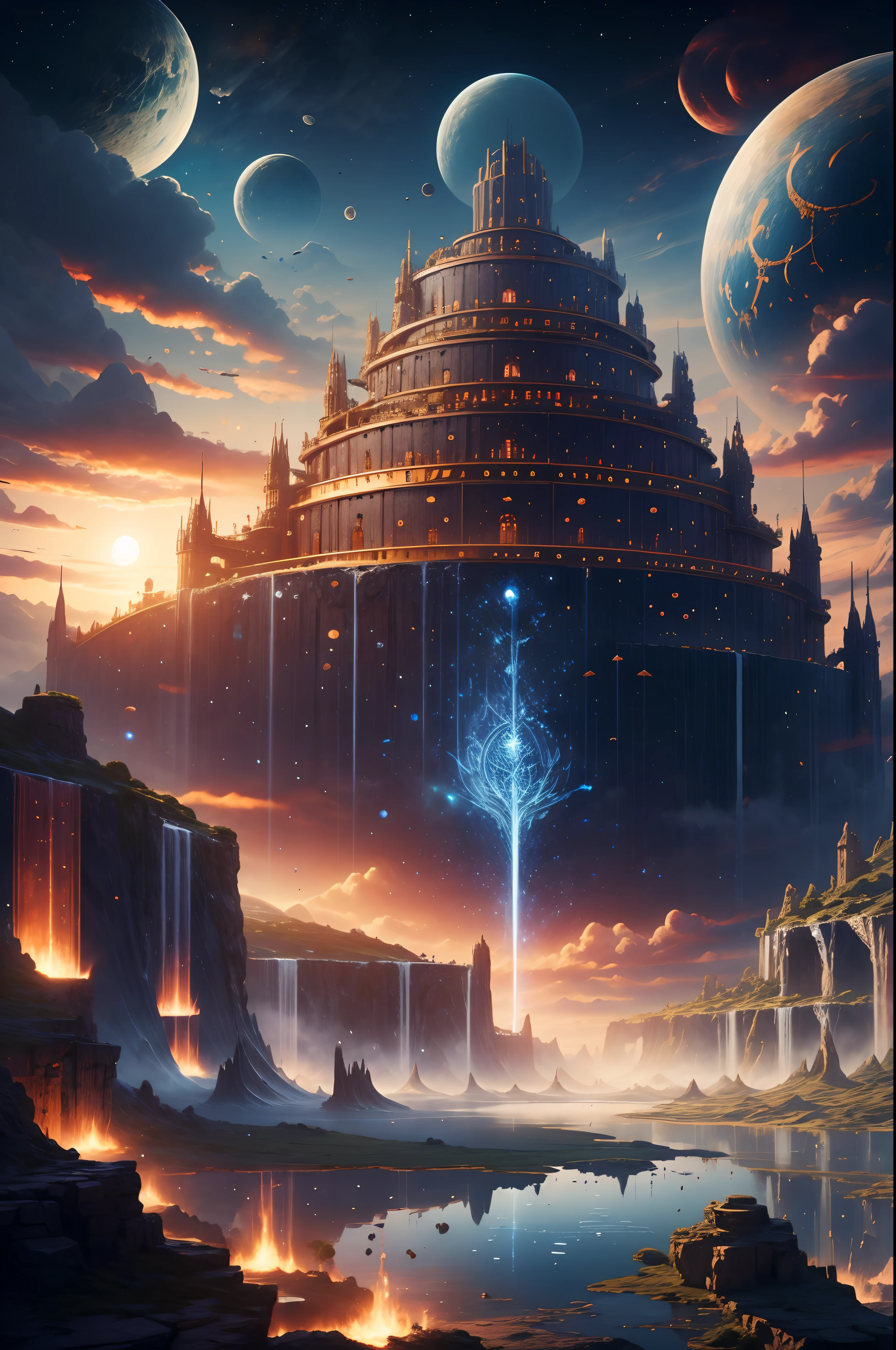 Asgardia, inspired by Norse mythology, is home to mythical beings and gods. Enormous halls and majestic fortresses punctuate the realm, where valiant warriors engage in epic battles, and feasts of celestial delicacies echo through the realms. This land of legends weaves magic and might into the very fabric of existence