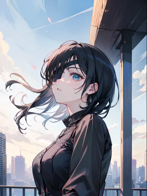 (masterpiece, top quality, best quality,official art, beautiful and aesthetic:1.2),(1girl:1.3), long black hair,