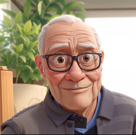 obra-prima, de melhor qualidade, An Oriental Elderly Man Slanted Eyes With Glasses, Usando um casaco preto