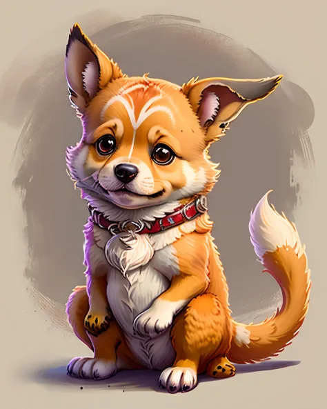 modelo Disney Pixar Cartoon cachorra vira lata peluda de 
porte pequeno caramelho de olhos marrom