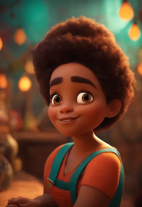 Um Filme Inspirado Na Disney Pixar (MENINO NEGRO JOVEM COM CABELO ...