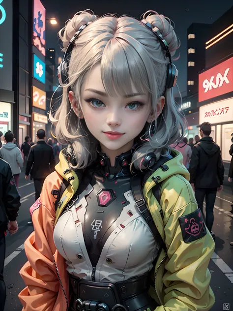 Premium Photo  Japan anime cosplay portrait of girl with cyberpunk costume  Fashion night tokyo light
