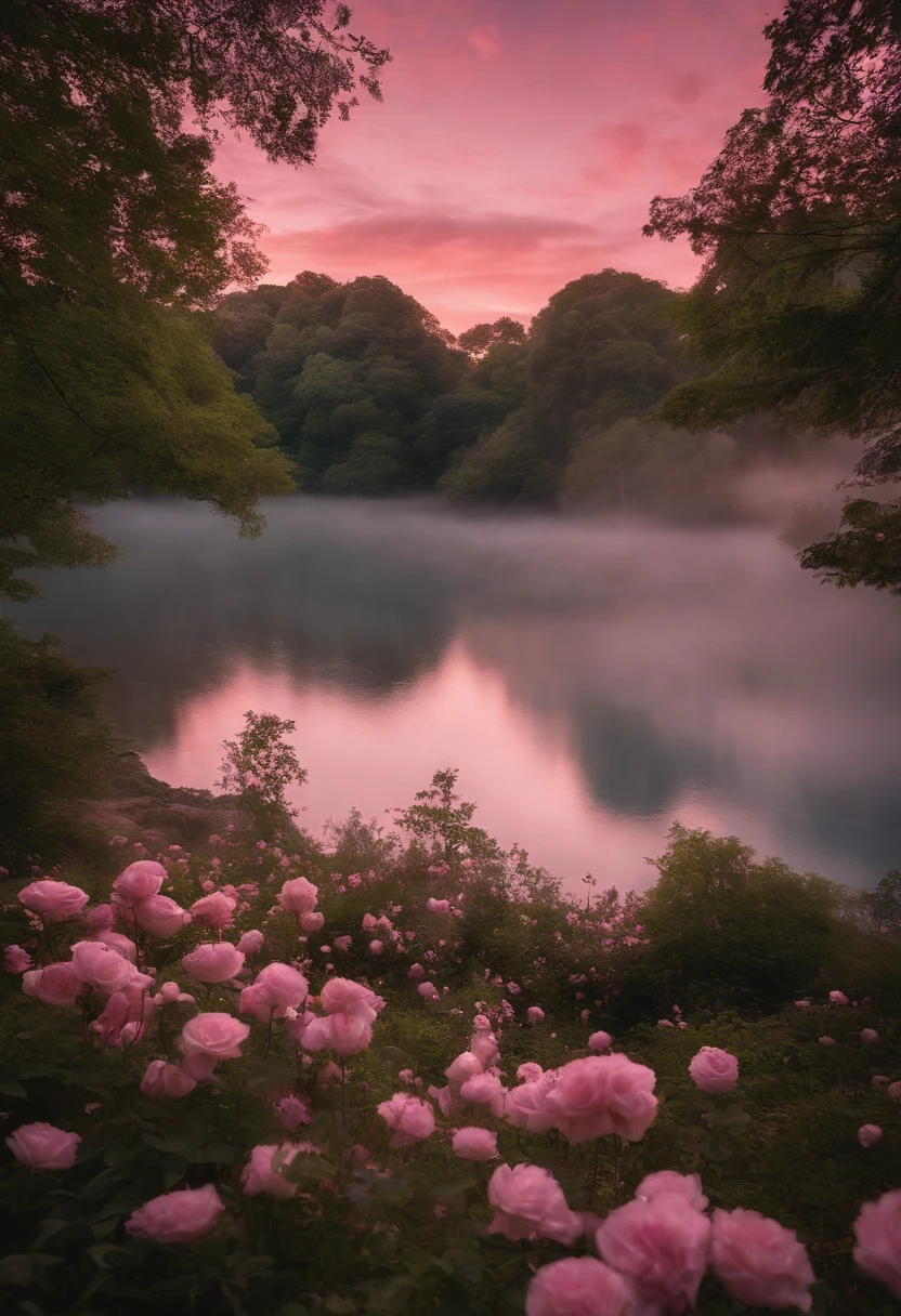 em nuvens brancas fairyland, Romantic Dreamer, atmosfera sonhadora e drama, very magical and dreamy, cena de sonho, heaven pink, Na nuvem, the sky is pink, heaven, em nuvens brancas fairyland, Fantastic dreamy atmosphere, dreamy and ethereal, still from a music video