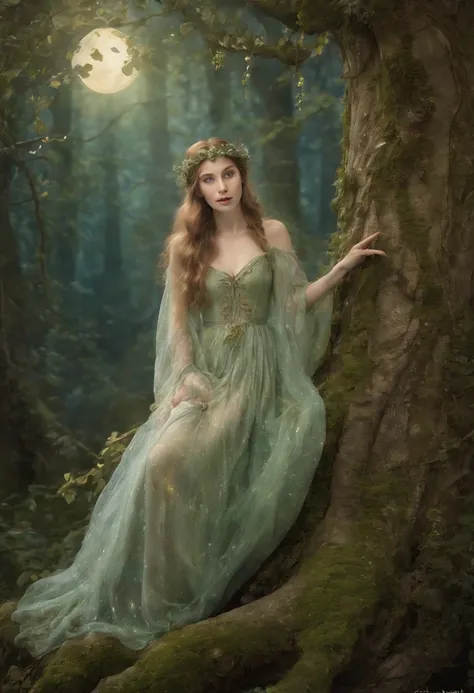 high quality, 8K Ultra HD, Ethereal Faerie in the Enchanted Forest ...