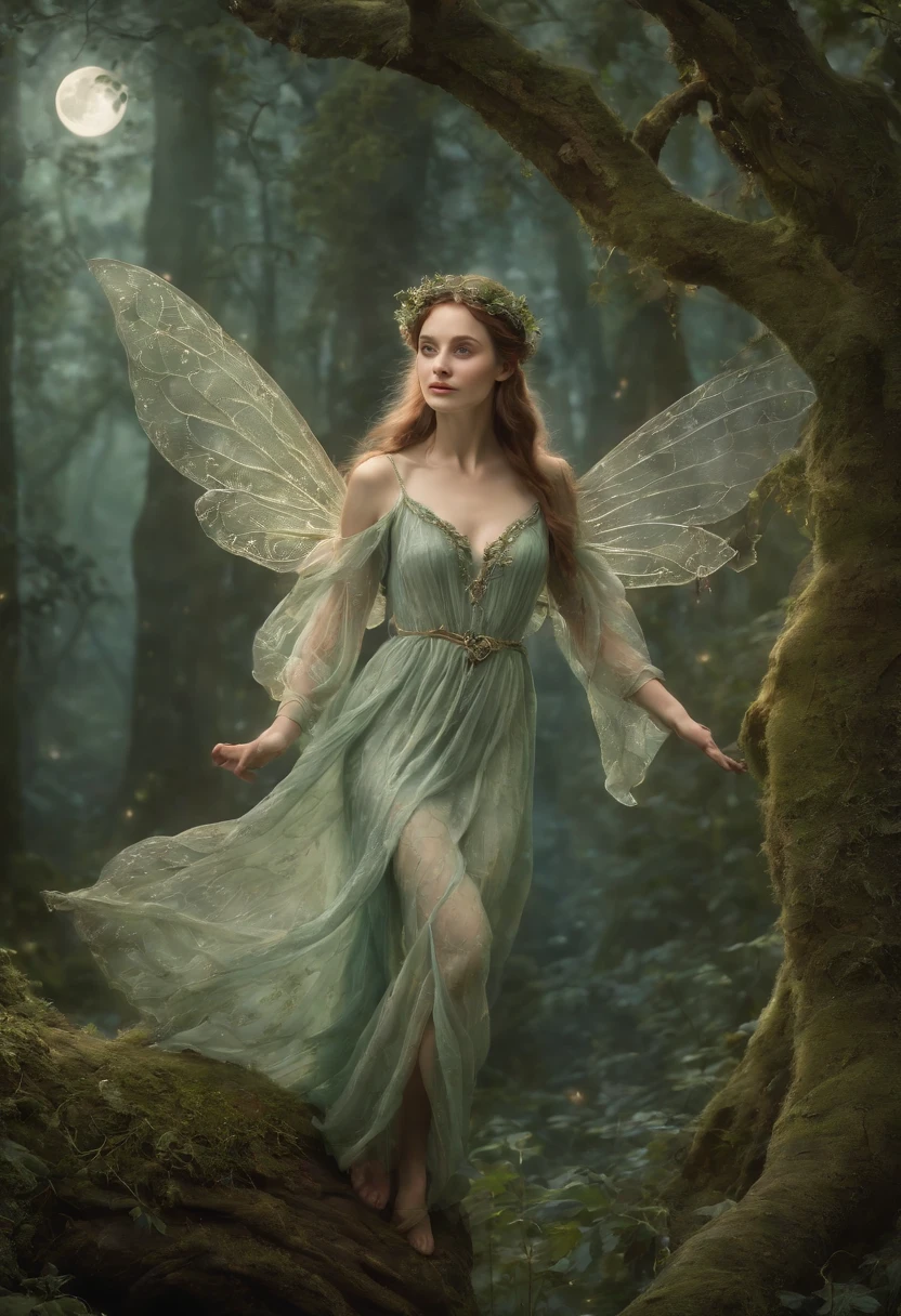 high quality, 8K Ultra HD, Ethereal Faerie in the Enchanted Forest ...