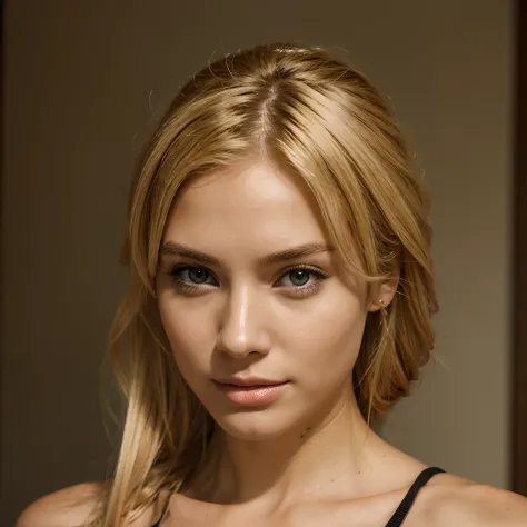 Realistic image of a blonde woman