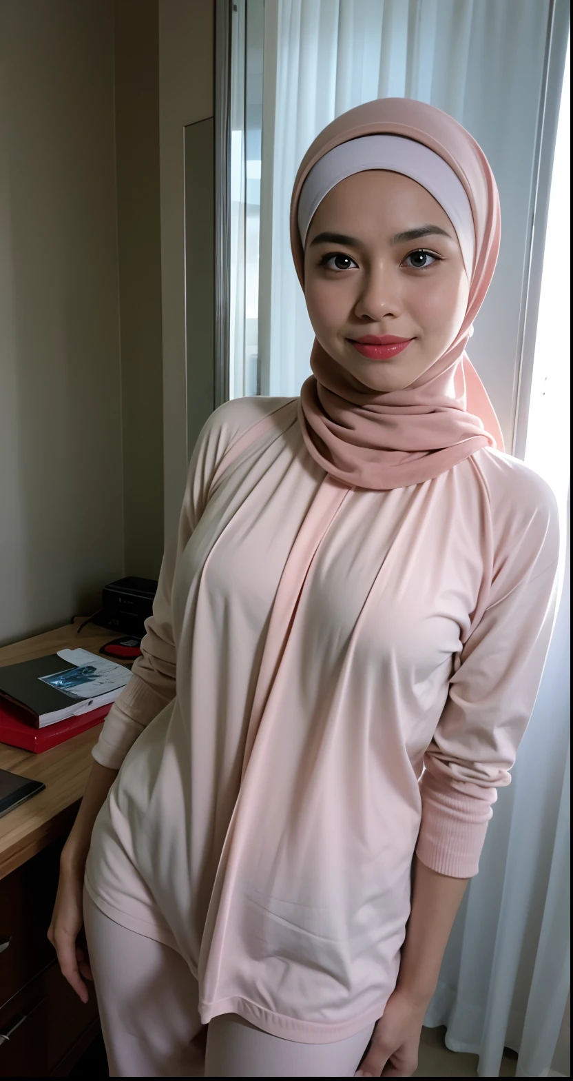 1 Matured Malay Girl In White Hijab 18 Years Old Slim Hips Naked Upper Body Naked Bedroom 2081