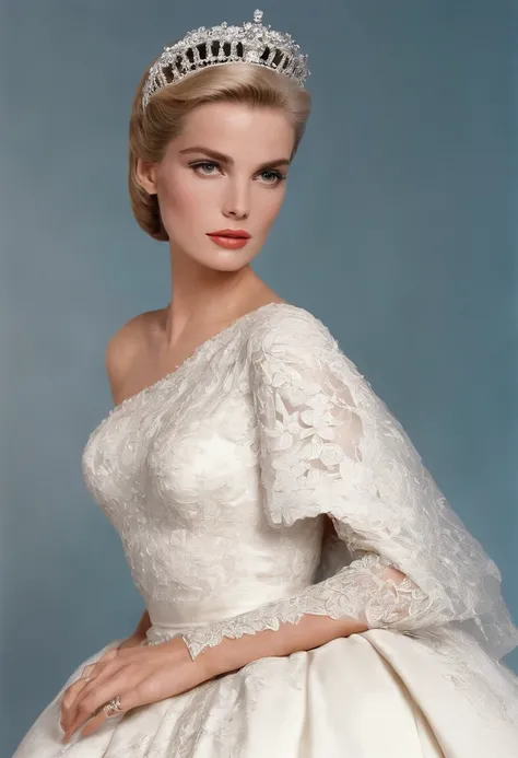 1980年代スタイル, Grace Kelly's royal wedding dress updated for the late 1980 ...