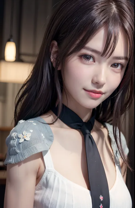 top-quality、8K Masterpiece、超A high resolution、(Photorealsitic:1.3)、Raw photo、女の子1人、silver white hair、glowy skin、((super realistic details))、portlate、globalillumination、Shadow、octan render、8K、ultrasharp、beauty breast、cold color、、highly intricate detail、Real...