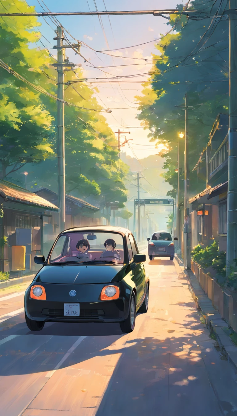 машины на дороге аниме (86) фото