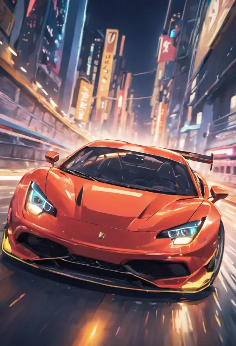 (best quality,4k,8k,highres,masterpiece:1.2),ultra-detailed,(realistic,photorealistic,photo-realistic:1.37),night race,city circuit,fast speed,ferrari 488 gt3,Quority Racing car,dynamic motion,blurred lights,vibrant colors,streaks of light,adrenaline rush,...