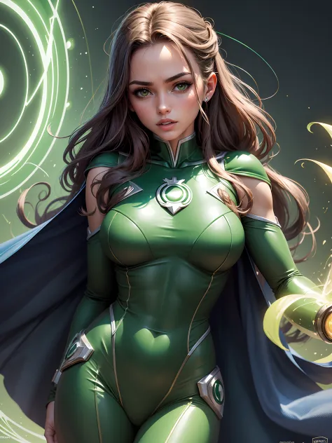 uma mulher bonita em grande estilo, lanterna verde (in english: lanterna verde) is a dc comics superhero. criado por martin node...