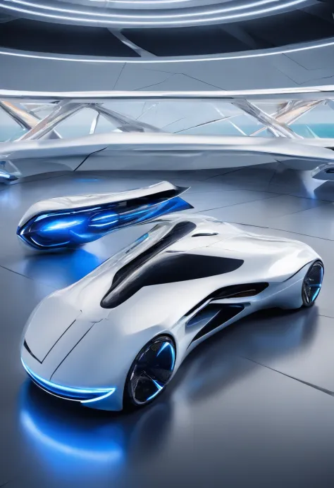 (best quality,4k,8k,highres,masterpiece:1.2),ultra-detailed,(realistic,photorealistic,photo-realistic:1.37),futuristic car,spaceship,oval-shaped design,transparent cabin,reflective body,streamlined aerodynamics,hovering above the ground,sleek and shiny sur...