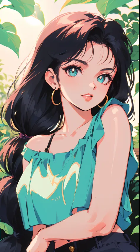 (((retro anime girl, anime vintage colors，Vaporwave style,90's anime style,have the style of folk portraits,chicano inspired retro fashion，renaissance,  retro style inspiration retro,snow pieces, fresh and clean appearance，))))(masterpiece:1.2, best qualit...