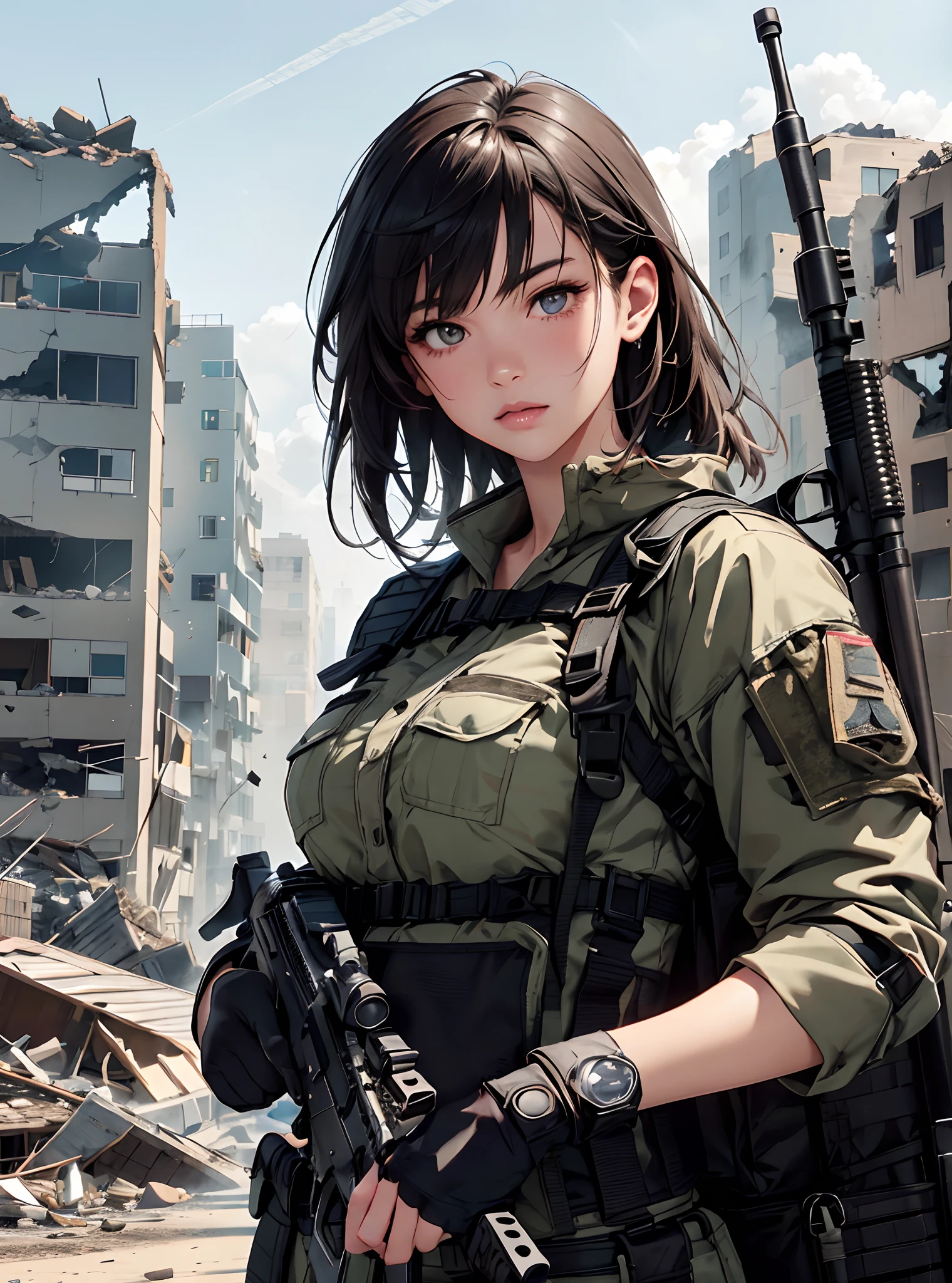 mujer soldado