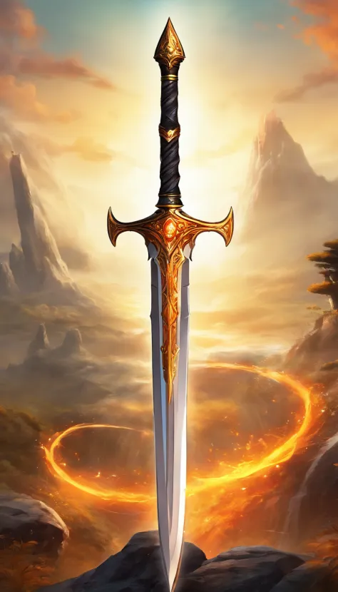 (best quality,4k,8k,highres,masterpiece:1.2),ultra-detailed,realistic,mastersword,legendary weapon,precise craftsmanship,detailed hilt,sharp blade,properly proportioned,beautifully textured,mythical sword,iconic symbol,hero's weapon,forged by the gods,swor...
