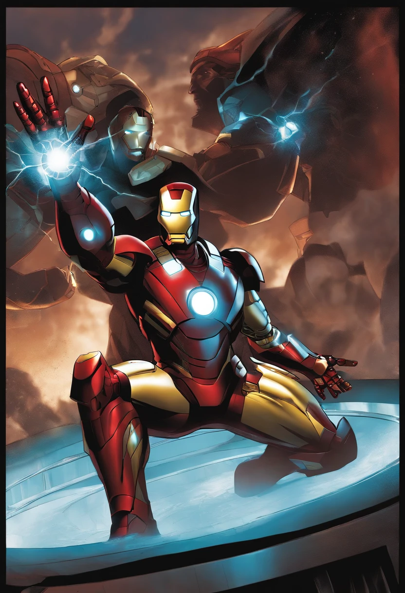 Iron man by mark bagley - SeaArt AI