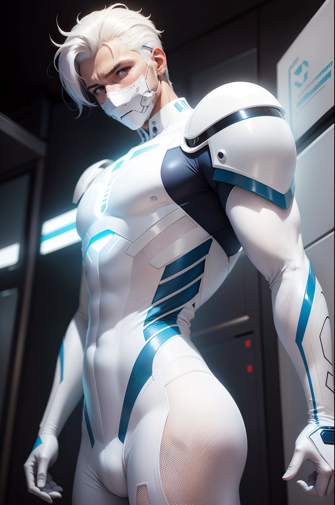 2 Free Skin-tight suit AI images