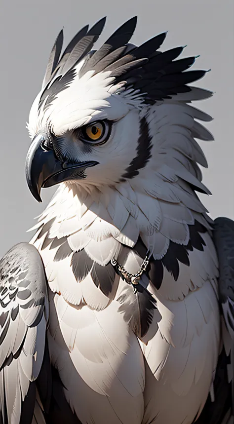 This digital drawing of an eagle-harpy eagle is a tribute to the