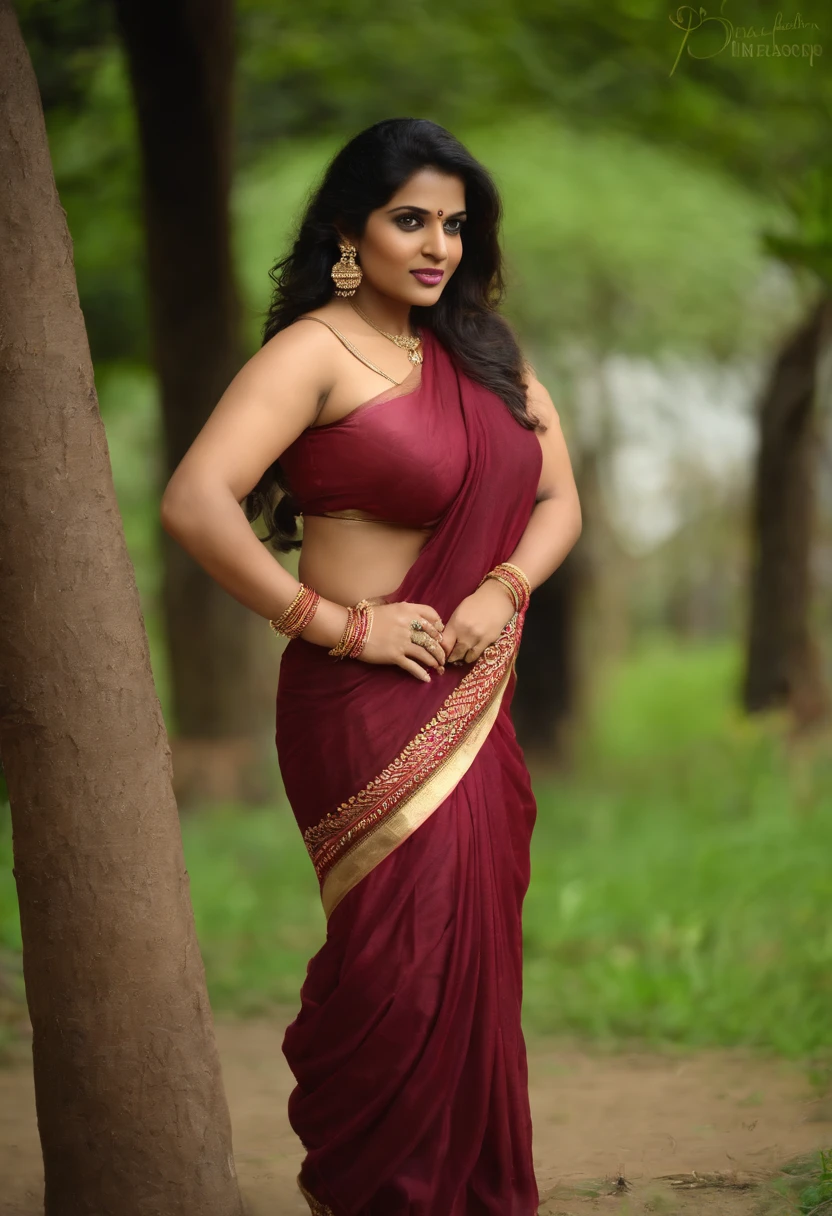 Anusha hot in sari sari sari sari sari sari sari sari sari sari sari sar -  SeaArt AI