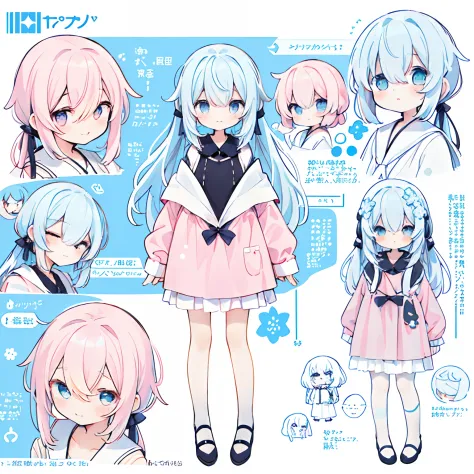 (PastelColors:1.5)、(Cute illustration:1.5)、(1 girl:1.0)、hair between eye、 hair between eye, 女の子1人、full body Esbian、depth of fields、Deformed Character、Mini Character Girl、loose、Potato、Pale dull color、White Standard、Stretch out both hands、short limbs、Cute smile、Intriguing desire for asylum、Loose world、one girls、Deformed illustration、Mini Character Illustration、(Only one girl:1.4)、(Standing picture:1.2)、(real name:1.4)