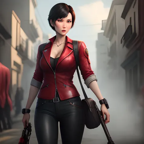 resident evil 4 agent ada wong as a fortnite skin concept - SeaArt Al ...