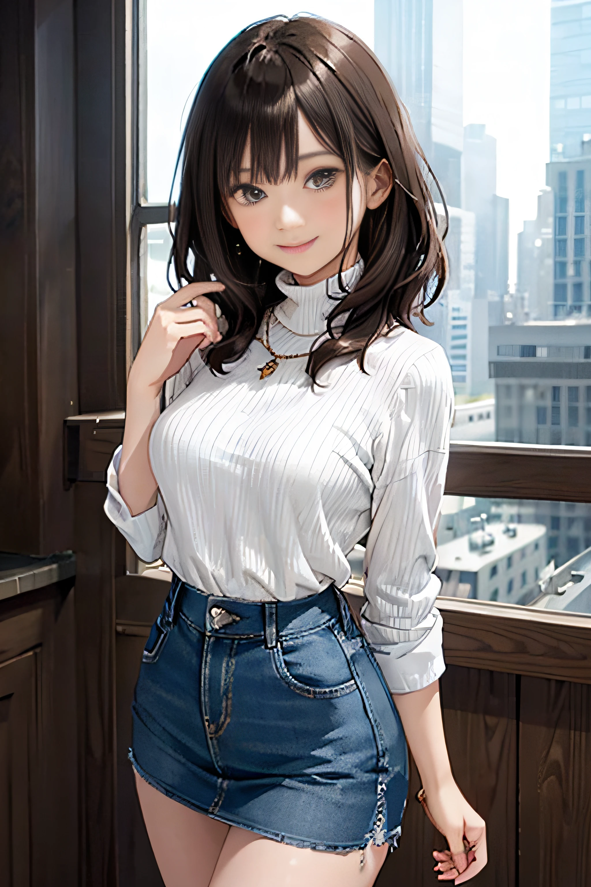 puffy nipple blouse top-quality、Top image quality、​masterpiece、fully body ...