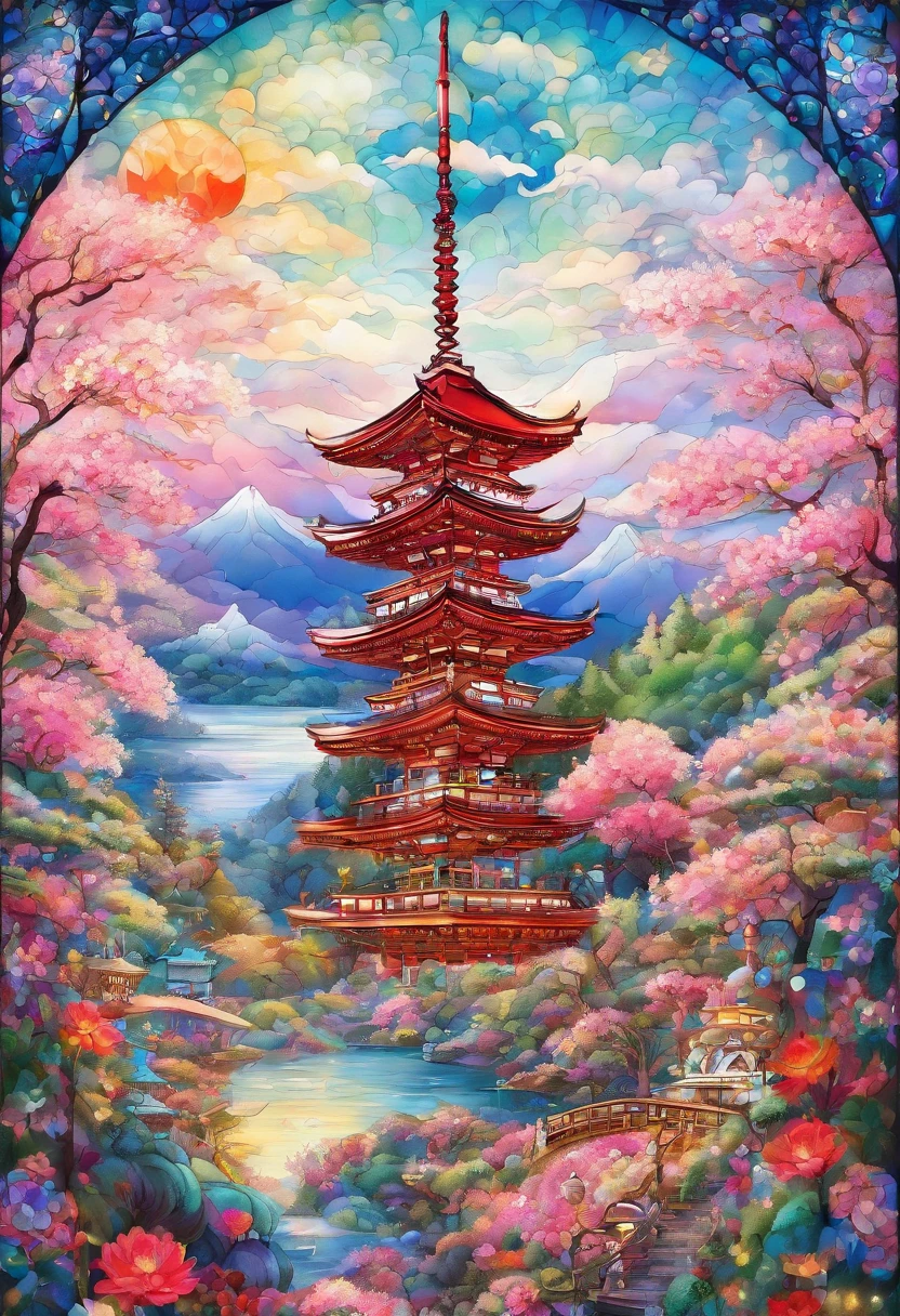 京都・寺町　Toshihiro Segawa　絵画　作品　アート　美術　アクリルCoppe