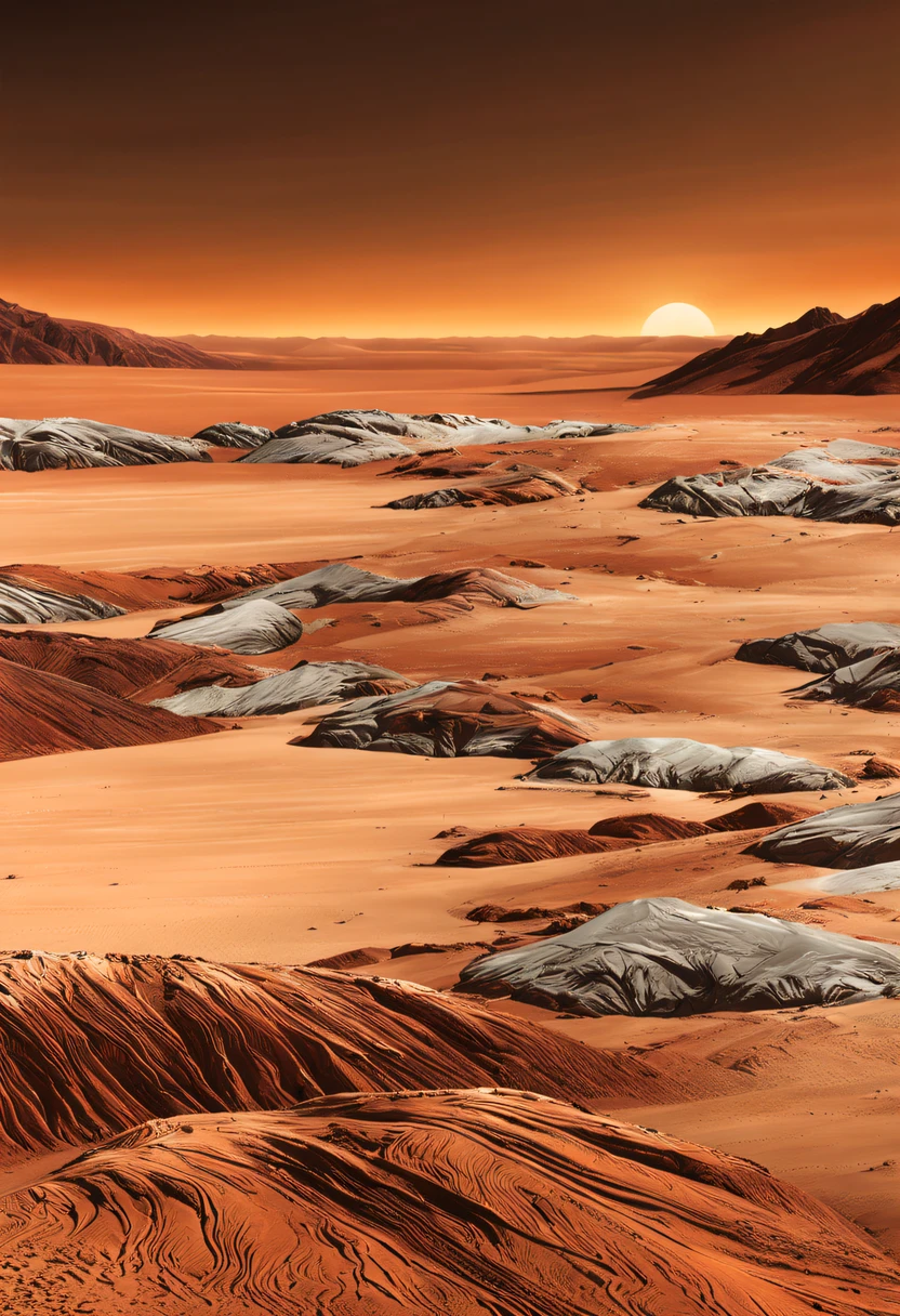 записи фильмов，Постер фильма: аллювиальные равнины пустынной реки на Марсе，Аллювиальные равнины пустынной реки на Марсе