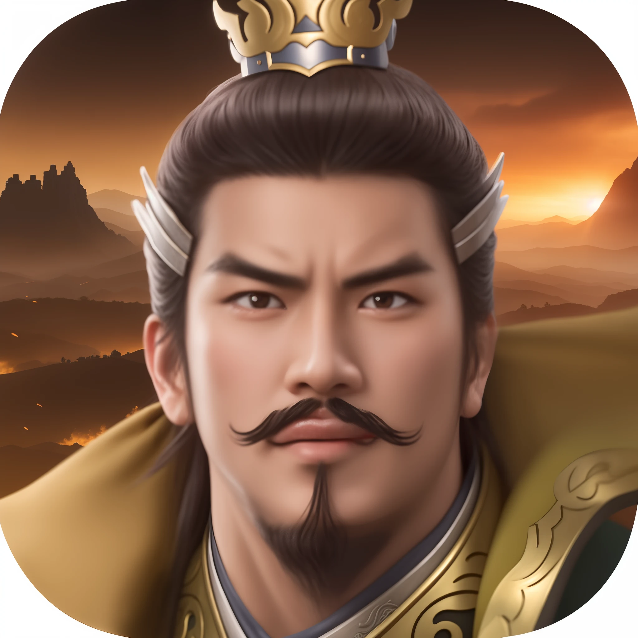 Primer plano de los personajes de los Tres Reinos, inspirado en Li Kan, Inspirado por Guo Chun, bian lian, tres reinos chinos, inspirado en Wu Bin, inspirado en Huang Shen, bebió, heise jinyao, inspirado en el parque hua, zhao yun, de tres reinos, Inspirado por Huang Ding, inspirado en Zhang Wo，serious, trazado de rayos, luz reflejada, contraluz, HD, retina, obra maestra, preciso, Súper detalle, mejor calidad, premiado, alta calidad, detalles altos, alta resolución, 1080p, 4k, 8K, 16k