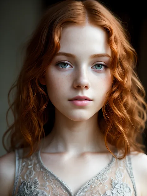 1girl in, age13, Solo, Aesthetic artwork, irish redhead - SeaArt AI