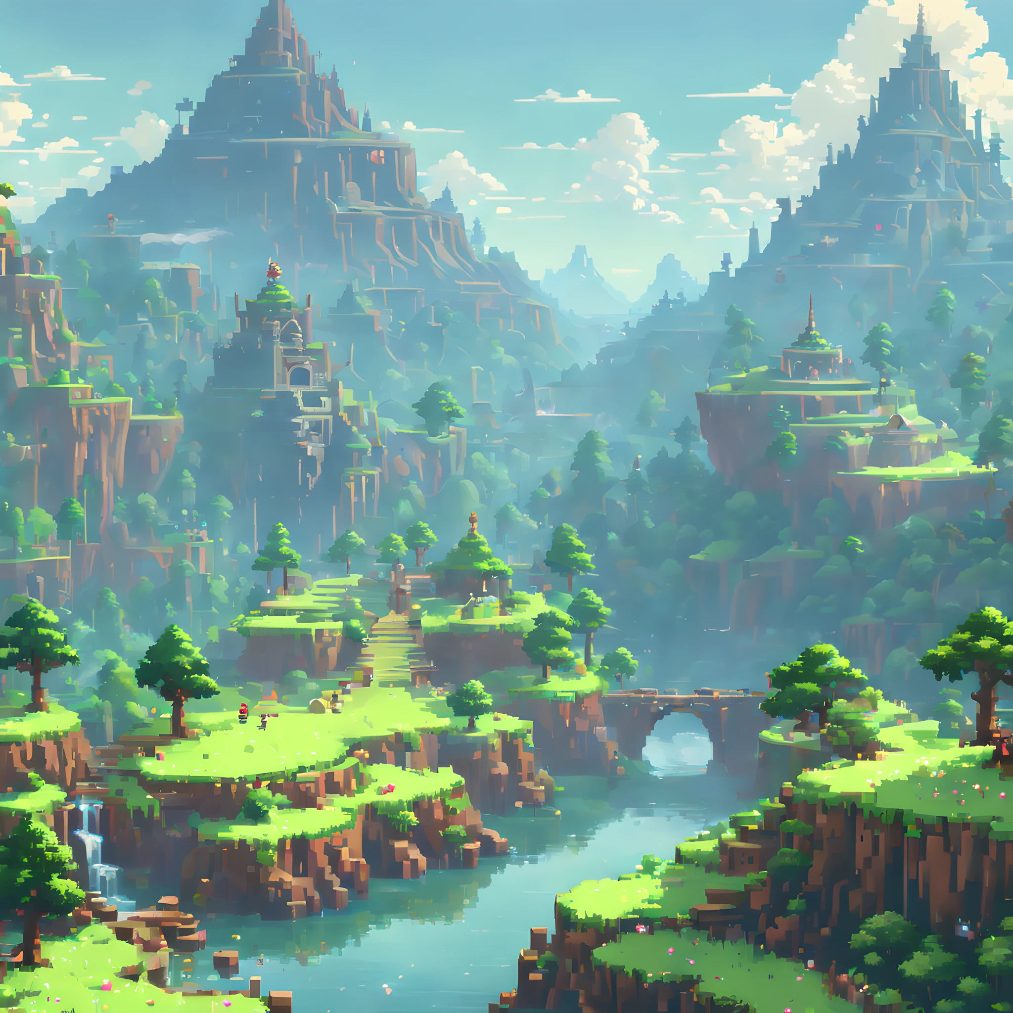(Cenário estilo Zelda:1.5),(paisagem:1.5), (arte de pixel:1.5), (tema de pixels:1.5), (fantasia:1.5), (linda cena:1.5),(paisagems:1.5),