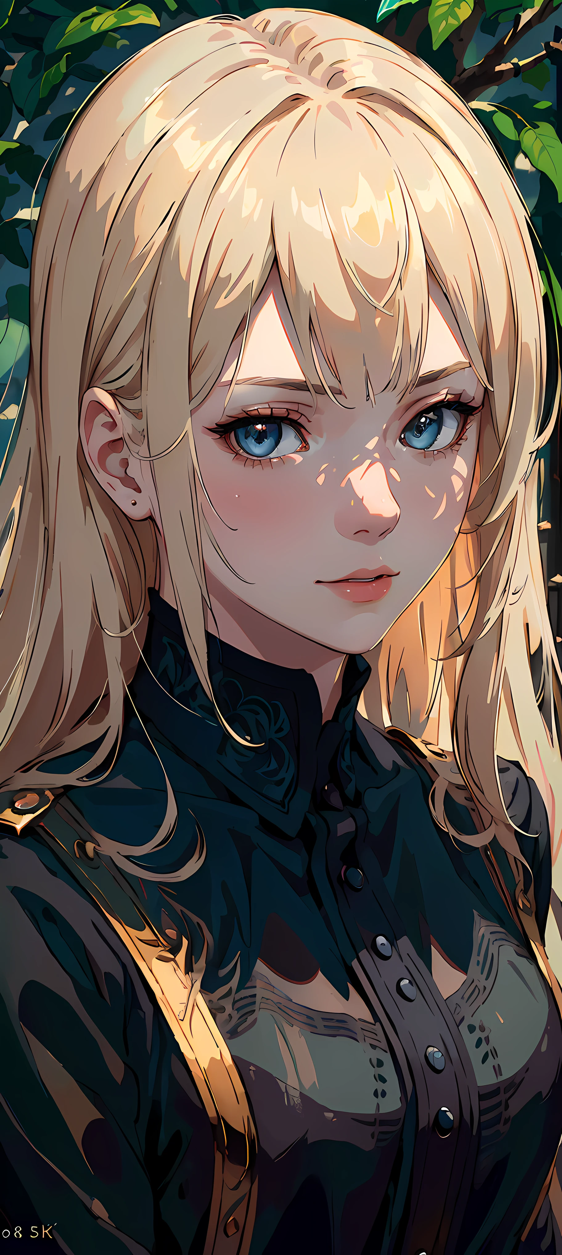 masterpiece,best quality,ultra-detailed,8K,detailed light,detailed shadow,RAW, (detailed skin),(realistic:1.2),
1 russian girl,face,1,blonde hair,long hair, grean eyes, nature in background.