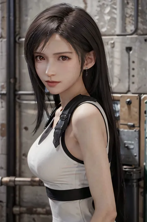 (​masterpiece), (Top image quality), 8K分辨率, ultra-detailliert, ultra-detailliert, Realism, (1girl in), tifa, Final Fantasy, tifa...