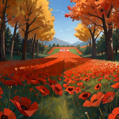 Poppy flower s, first world war, remembrance day, oil paint, Canada, Maple tree, battlefield, Canada flag,Maple leaf, poppies, r...